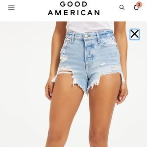 NWT Good American bombshell Shorts